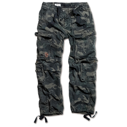 Kalhoty AIRBORNE VINTAGE BLACK CAMO