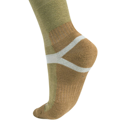Ponožky MERINO ZELENO/HNĚDÉ velikost M
