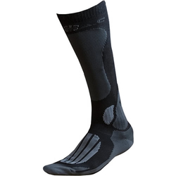 Ponožky BATAC Mission - podkolenka ŠEDO/ČERNÉ velikost 42-43