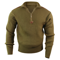 Svetr ACRYLIC COMMANDO 1/4 zip ZELENÝ velikost XXL