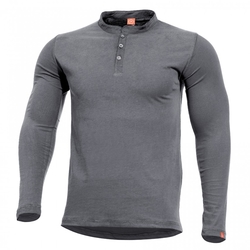 Triko ROMEO HENLEY dlouhý rukáv WOLF GREY velikost XS