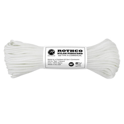 Šňůra PARACORD nylon 550LB 30m 4mm BÍLÁ