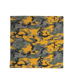 Šátek 68 x 68 cm JUMBO URBAN CAMO YELLOW