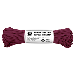 Šňůra PARACORD nylon 550LB 30m 4mm BURGUNDY