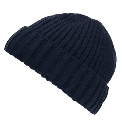 Čepice pletená EXTREME BEANIE se zateplením MODRÁ