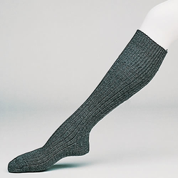 Ponožky podkolenky BW zimní ŠEDÉ velikost 5