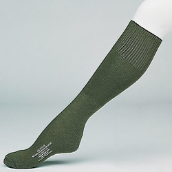 Ponožky podkolenky US froté ZELENÉ velikost L
