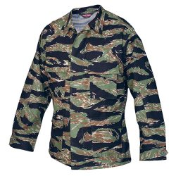 Blůza US typ BDU rip-stop TIGER STRIPE GREEN velikost XXL-L