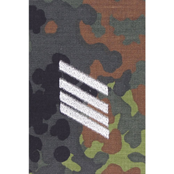 Nárameník BW STABSGEFREITER FLECKTARN / stříbrné vyšití