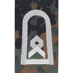 Nárameník BW HAUPTFELDWEBEL FLECKTARN / stříbrné vyšití