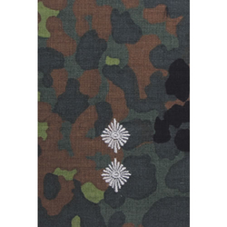 Nárameník BW OBERLEUTNANT FLECKTARN / stříbrné vyšití