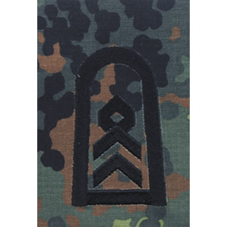 Nárameník BW STABSFELDWEBEL FLECKTARN / černé vyšití