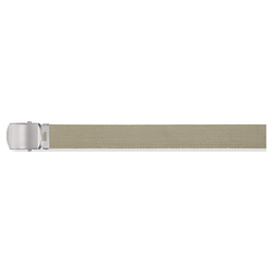 Opasek s chromovou sponou 110 cm KHAKI