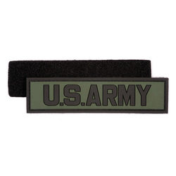 Nášivka U.S. ARMY plast velcro ZELENÁ