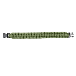 Náramek SURVIVAL PARACORD OLIV velikost 7