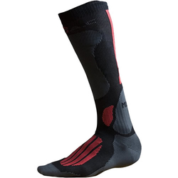 Ponožky BATAC Mission - podkolenka ČERNO/ČERVENÉ velikost 44-46