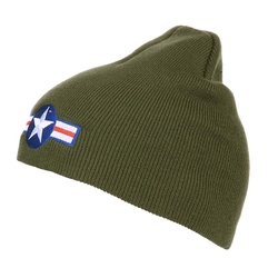 Čepice pletená BEANIE WWII AIR FORCE ZELENÁ