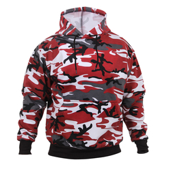 Mikina s kapucí RED CAMO velikost M