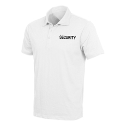 Polokošile s límečkem SECURITY krátký rukáv rychleschnoucí BÍLÉ vel. 3XL