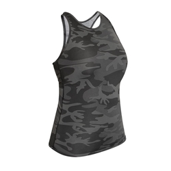 Tílko dámské WORKOUT BLACK CAMO velikost L