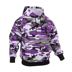 Mikina s kapucí ULTRA VIOLET CAMO velikost XL