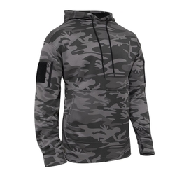 Mikina CONCEALED CARRY s kapucí BLACK CAMO velikost 3XL