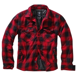 Košile LUMBERJACKET dlouhý rukáv flanel ČERVENO/ČERNÁ velikost 4XL