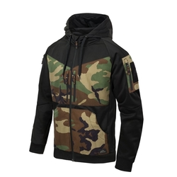 Mikina ROGUE ČERNÁ/US WOODLAND velikost 3XL